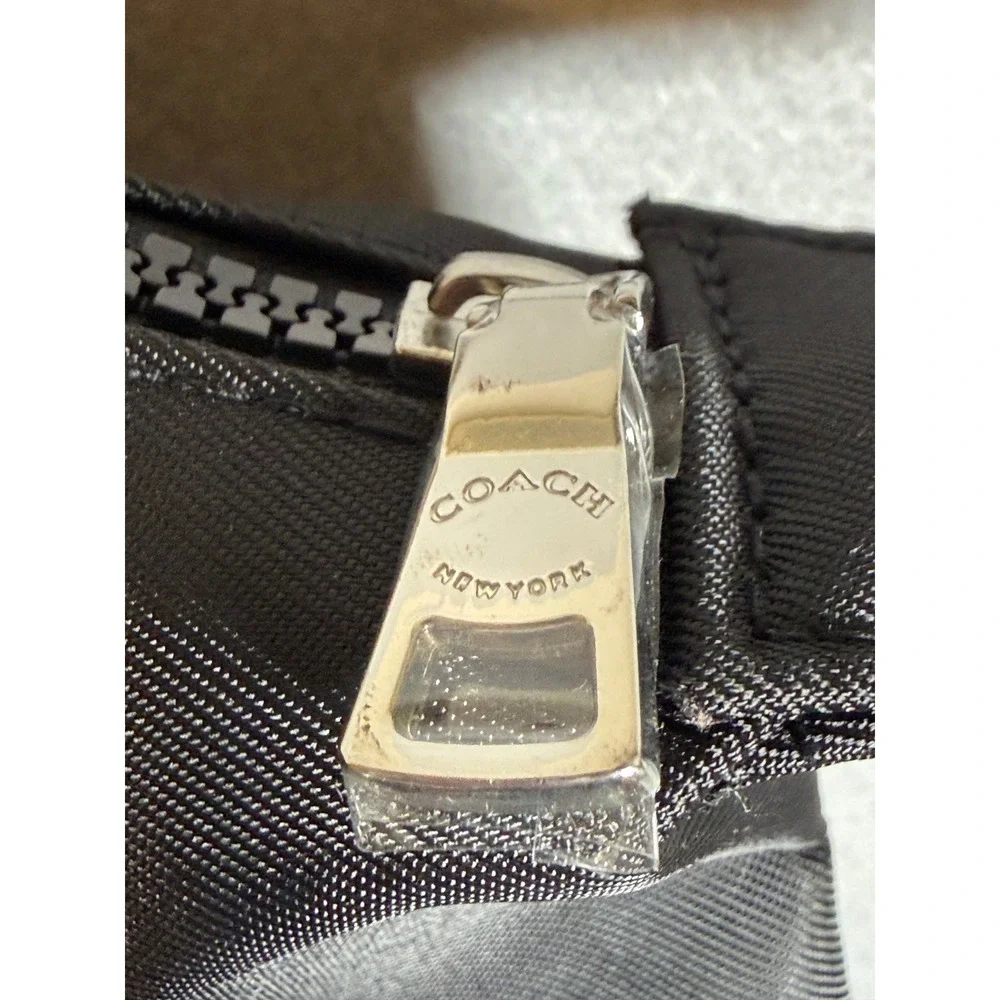 Coach Fragrance Black Nylon Weekend Bag Travel Duffel Gym Bag New with Tag